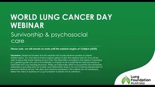 Lung Cancer: Survivorship and Psychosocial Care