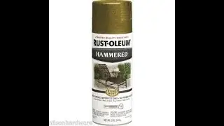 Rustoleum Hammered Gold Paint Product Review