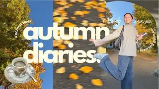 a normal week in my life | fall aesthetic + 5y together + german classes 🍁