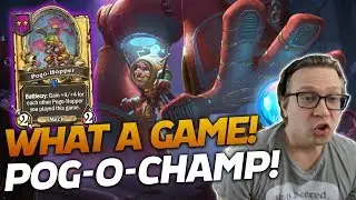 THIS GAME WAS POG-O-CHAMP! | Hearthstone Battlegrounds | Savjz