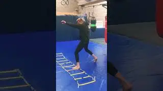 Adding a Jab to Your Footwork Drills  #boxing #mma #kickboxing #martialarts