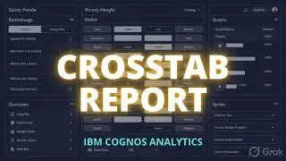 4. IBM Cognos Crosstab Report Tutorial | Step-by-Step for Beginners (2026)