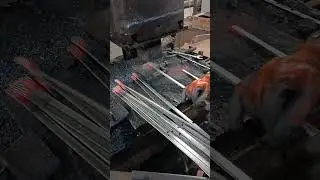 Flat steel stamping by cnc machine