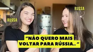 🇷🇺​ Entrevistei a RUSSA que VIROU BRASILEIRA e NÃO quer VOLTAR para RÚSSIA...