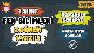 7. Sınıf Fen Bilimleri 2.Dönem 1.Yazılı 