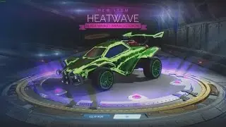 Rocket League Black Market Heatwave Unbox