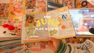 PLAN WITH ME: JUNE 2022 SETUP - life update, using notion, college burnout 🌱
