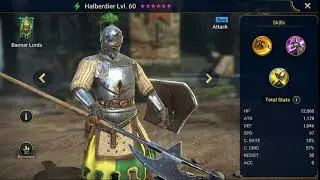 Raid Shadow Legends Hero Showcase Halberdier lv 60
