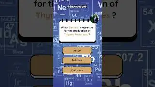 Which element is essential for the production of Thyroid Hormones ?