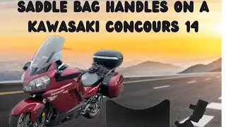 HOW TO TEMPORARILY FIX SADDLE BAG HANDLES ON A KAWASAKI CONCOURS 14