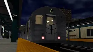 Operating R32 A Express from Grand St - Washington NP (Roblox Neptune City Subway)