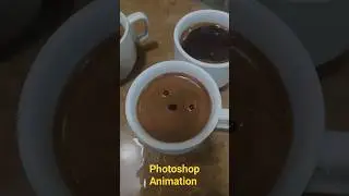 Photoshop animation Frame by Frame coffee time