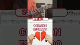 Corazon Espinado Bass Cover with Tabs. #basscover #bastabs #corazonespinado