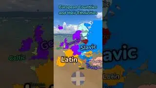 European Countries and their Ethnicities #europe #geography #mapping #education #shorts