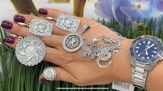 Украшения на каждый день☘️ Серебро бескаменка и натуральные камни