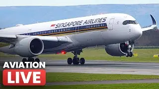 🔴 Manchester Airport LIVE ✈️ SUPER Sunday