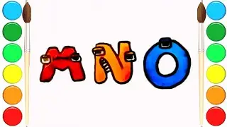 Как нарисовать Алфавит Лор / Рисуем букву M, N, O / Alphabet Lore  / Alphabet Lore drawing