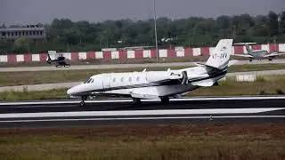 Rajasthan Chief Minister's private plane landing (cm charter plane)@GehlotAshok