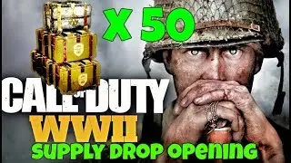 CALL OF DUTY WW2 SUPPLY X50 WINTER SUPPLY DROP OPENING
