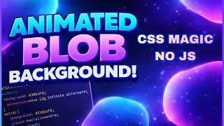 Make This Smooth Animated Blob Background with Pure CSS (No JS!)