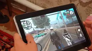 Планшетте GTA San Andreas ойнаймыз. Телефонғада болады)