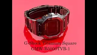 G-Shock Virtual Armor Titanium Square GMW-B5000TVB-1   Two weeks on the wrist