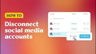 How to disconnect social media accounts | PosterMyWall
