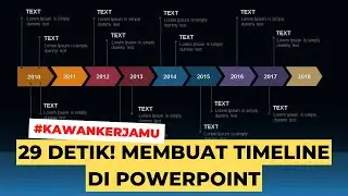 Cepet Banget! Cara Membuat Timeline Proyek Kegiatan di Powerpoint