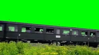 Train green screen video