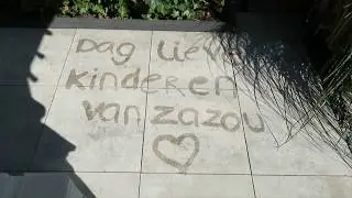 Verven met water - Juf Maxime