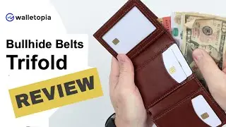 Bullhide Belts Wallet Review; handcrafted USA trifold goodness