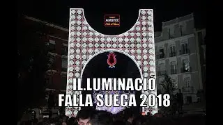 ENCESA IL.LUMINACIÓ FALLA SUECA LITERATO AZORIN 2018