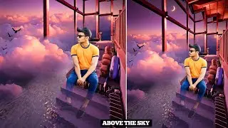 PicsArt Creative Cloud Photo Editing || Above The Sky || Instagram Viral Photo Editing || SaifiboyYT