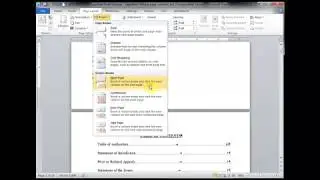 Insert Sections with Different Page Numbers in microsoft office documents