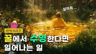 🍠만약 꿀이 가득한 샘에 빠지면 무슨 일이 일어날까? (feat. 비뉴턴 유체)