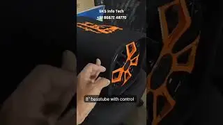 TKR | Bass Tube Subwoofer with Built-in Amplifier and control (8 Inch- 3200W)
