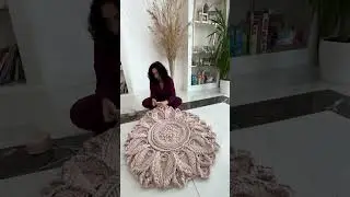 Килим з трикотажної пряжі #trikolino #homedecor #knitting #handmade #crochet #diy #трикотажнаяпряжа