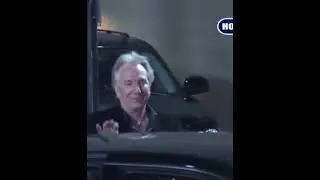 Alan Rickman and paparazzi