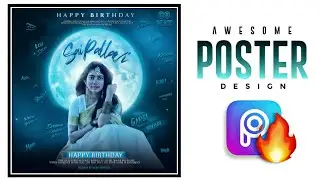 Easy PicsArt Tutorial :female birthday CDP editing in picsart | professional cdp design in picsart 💙