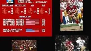 Tecmo Super Bowl Top 5 Players At Each Position Slideshow