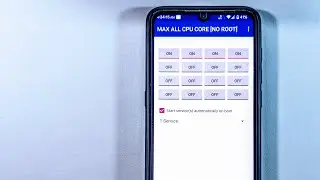 MAX ALL CPU CORE WITHOUT ROOT ❗ THIS WAY WILL DAMAGE YOUR PHONE