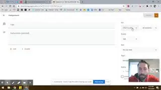 Google Classroom - Assignment to individual or multiple classes