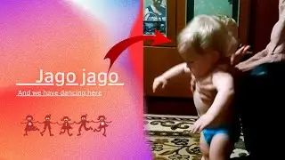The kid is dancing