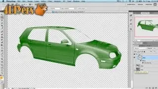 Adobe Photoshop: How to Change the Color of a Vehicle