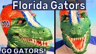 Florida Gators Football Fan - Alligator Foam Latex Prosthetic Makeup - Special Effects Makeup