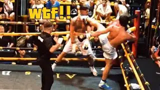 BOXING GONE WRONG! Vicious Kick KnockOut