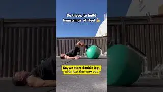 Stability leg curl progression - Follow this, to build hamstrings of steel 💪