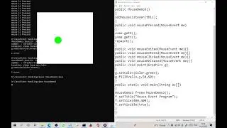 Java Program to Display Circle any where the mouse clicks on Screen using Mouse Event | BCS | Sem3