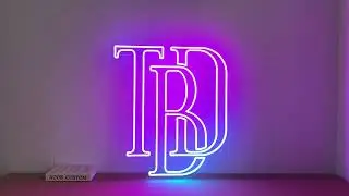 Custom Two-Color Gradient Change Neon Signs