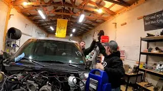 FIRST START 6.0 Swapped Cateye Silverado!! *More Power Baby*